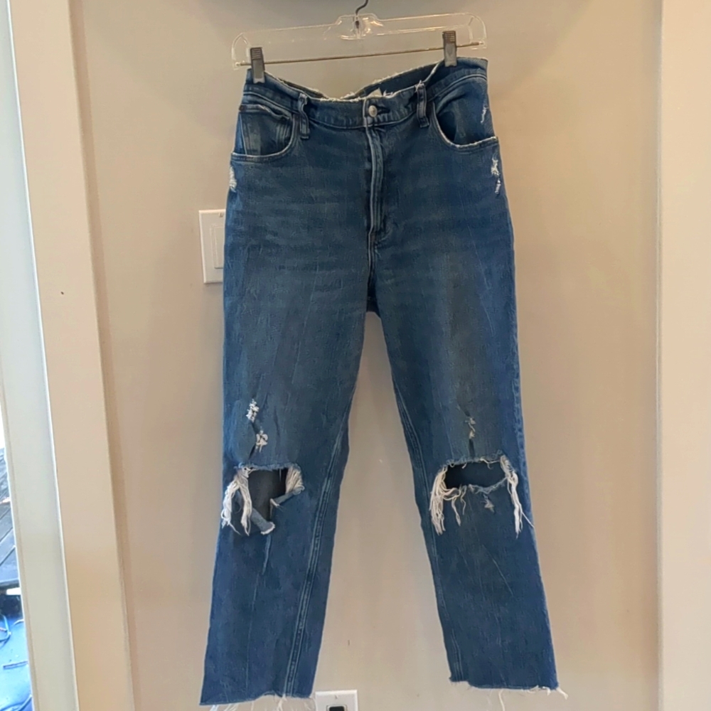 Abercrombie 90s Straight Ultra high Rise petite